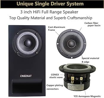Amazon.co.jp: パッシブブックシェルフスピーカー、ニア